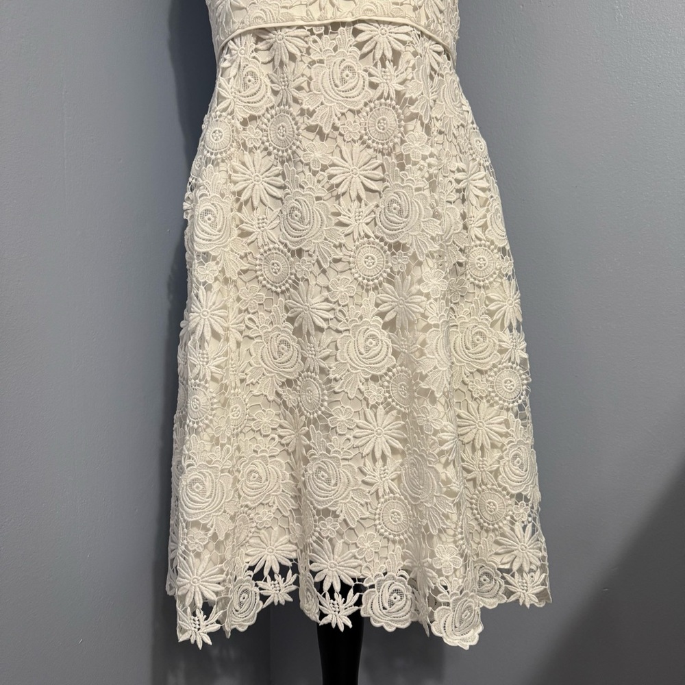 WHBM Floral Lace Dress - Picture 3 of 16